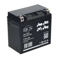 Аккумулятор стартерный для мототехники SKN YTX14L-BS (12V/12Ah/200А) [CT1214, YB14L-A2]	