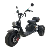 Электроскутер CITYCOCO X7 Pro TRIKE Черный глянец